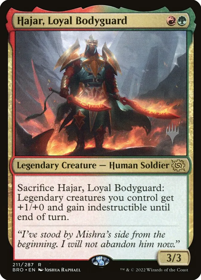 Hajar, Loyal Bodyguard