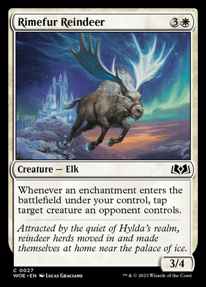 Rimefur Reindeer Front Face