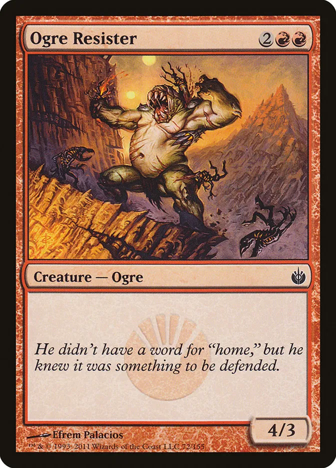 Ogre Resister Front Face