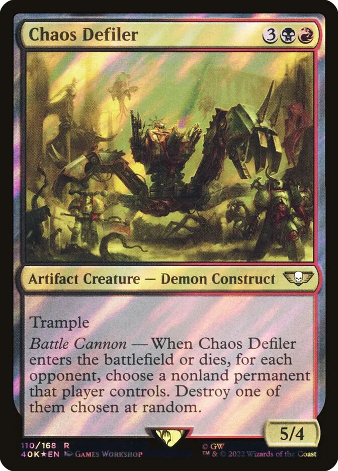 Chaos Defiler Front Face