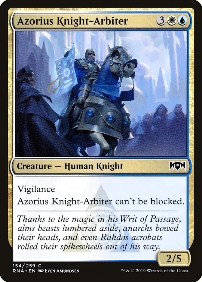 Azorius Knight-Arbiter Front Face