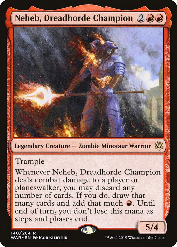 Neheb, Dreadhorde Champion Front Face