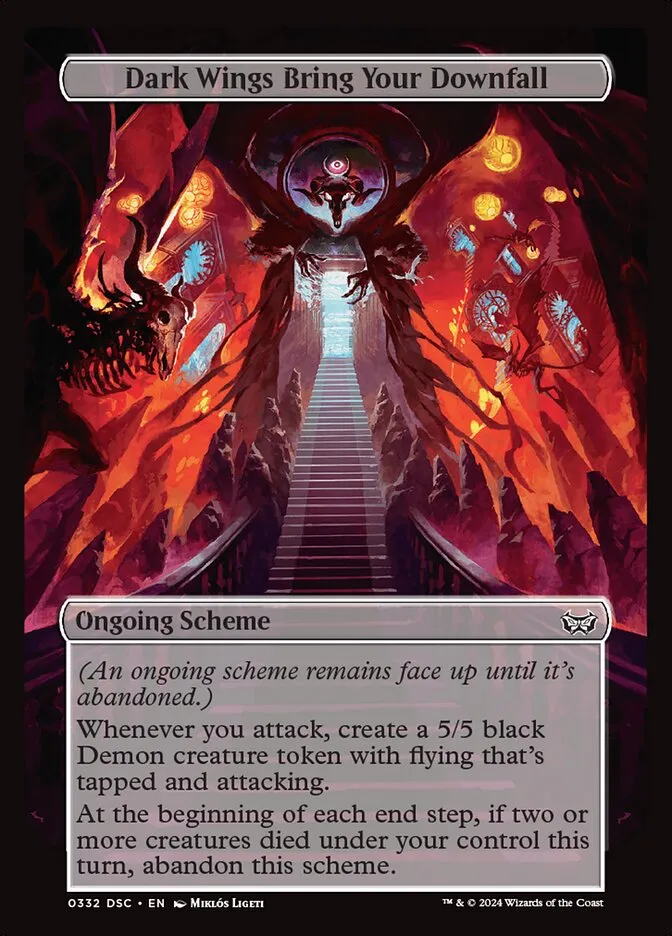 Dark Wings Bring Your Downfall Front Face