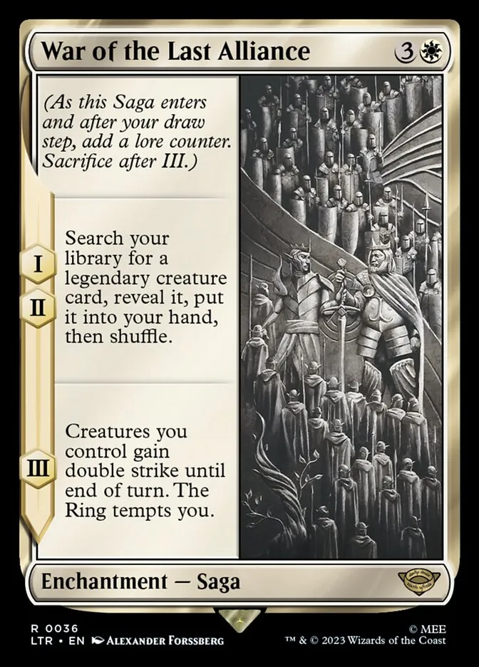 War of the Last Alliance Front Face