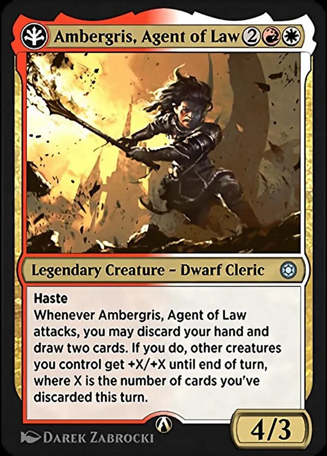 Ambergris, Agent of Law Front Face