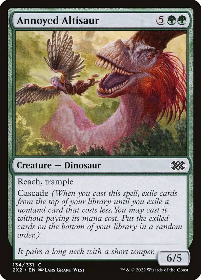 Annoyed Altisaur Front Face