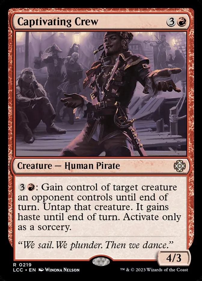 Captivating Crew Front Face