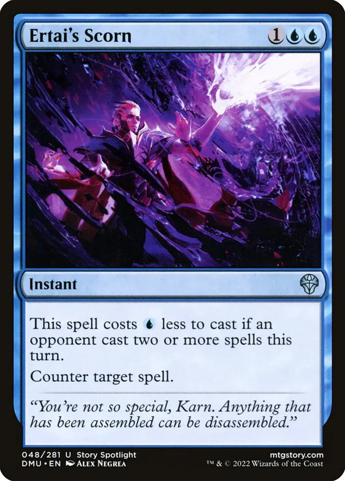 Ertai's Scorn Front Face