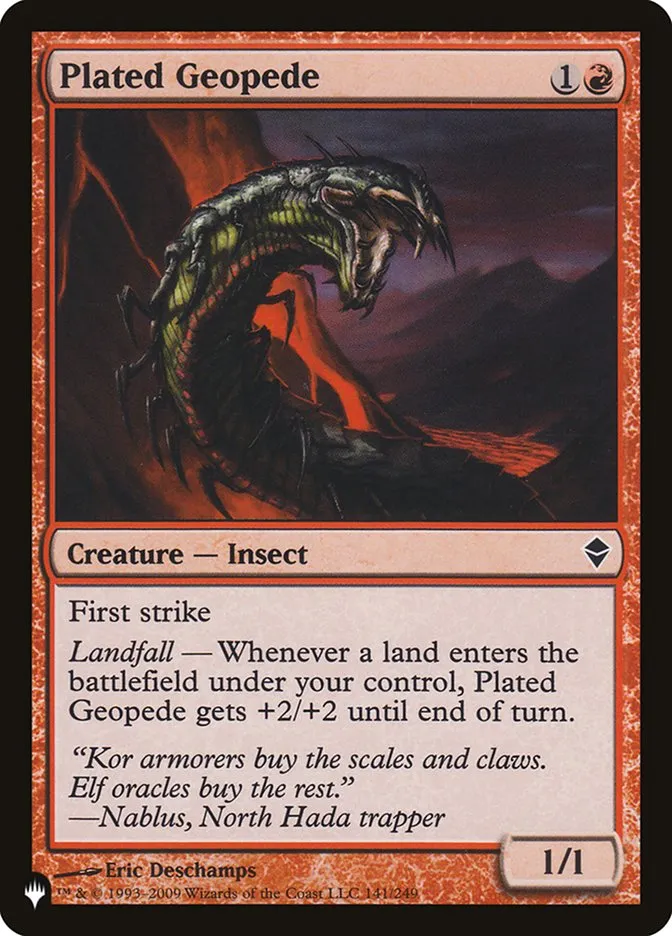 Plated Geopede Front Face