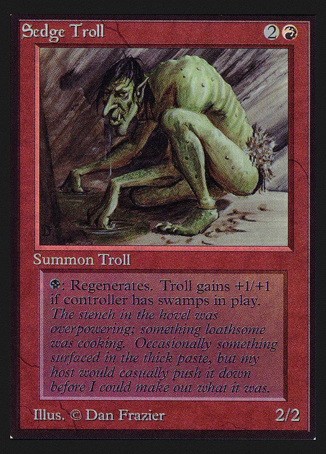 Sedge Troll Front Face