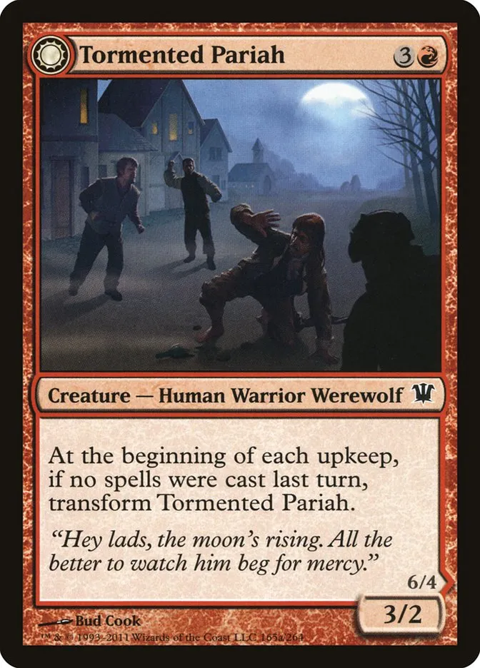 Tormented Pariah // Rampaging Werewolf Front Face