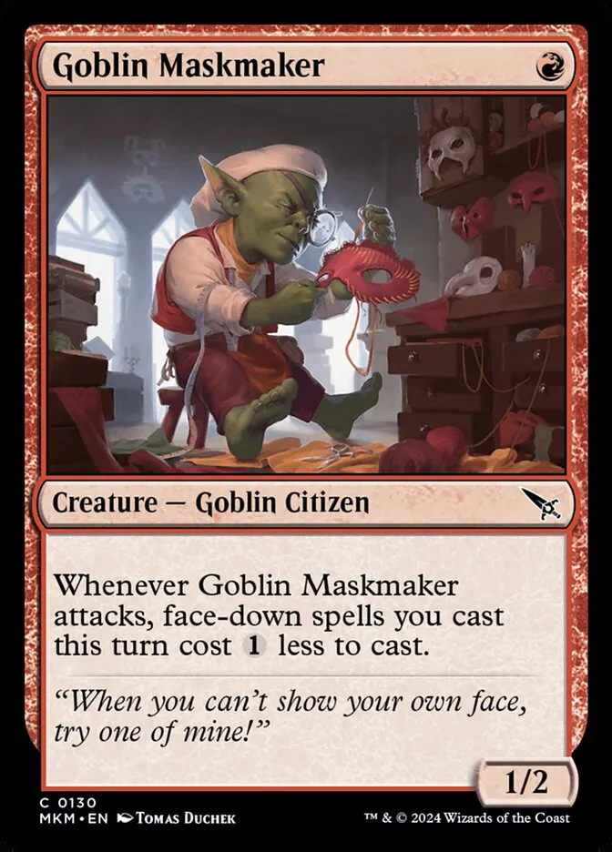 Goblin Maskmaker Front Face