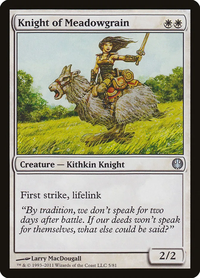 Knight of Meadowgrain Front Face