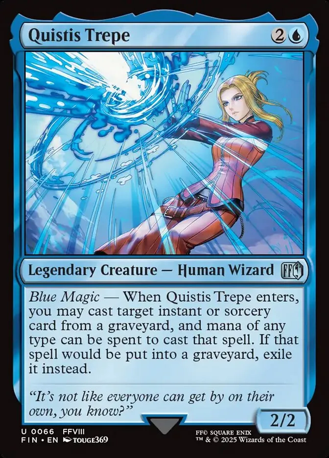Quistis Trepe Front Face