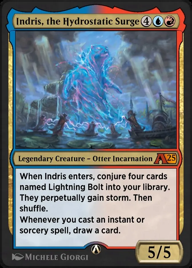 Indris, the Hydrostatic Surge Front Face
