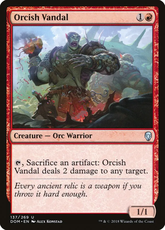 Orcish Vandal Front Face