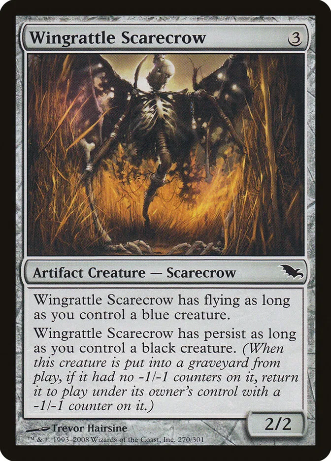 Wingrattle Scarecrow Front Face