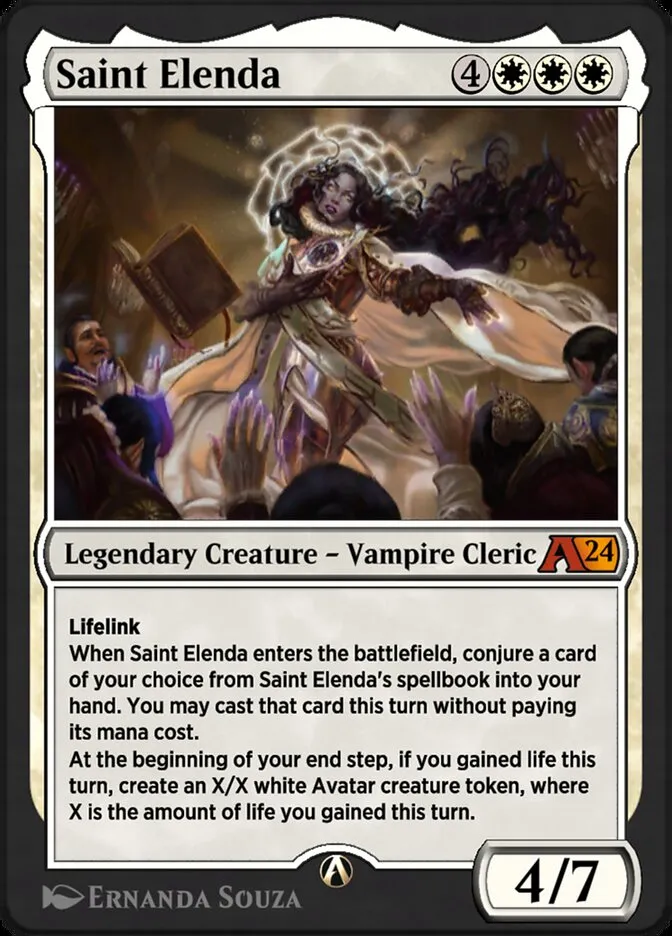 Saint Elenda Front Face