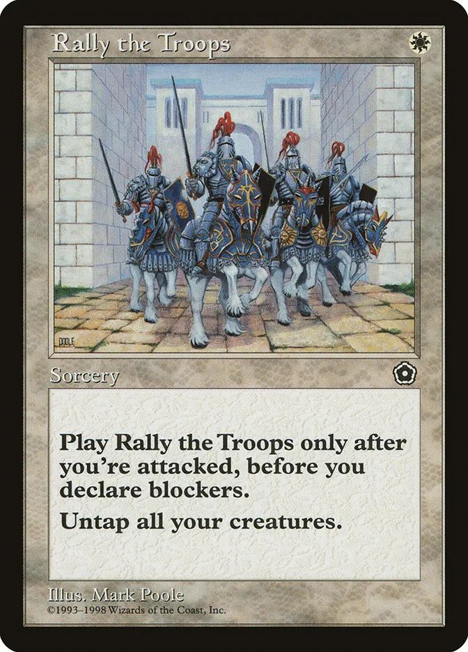 Rally the Troops Front Face