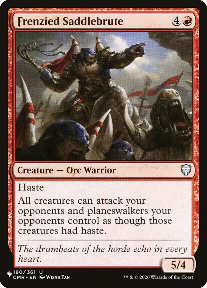 Frenzied Saddlebrute Front Face