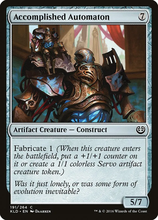 Accomplished Automaton Front Face