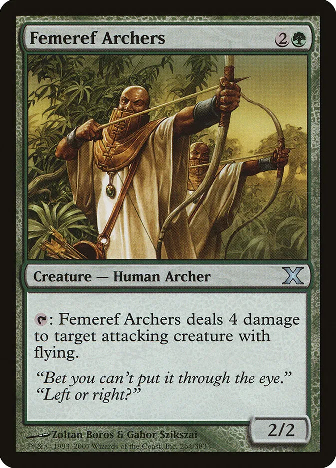 Femeref Archers Front Face