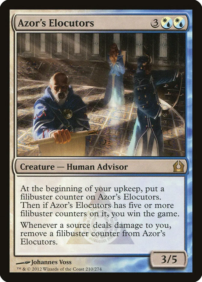Azor's Elocutors Front Face
