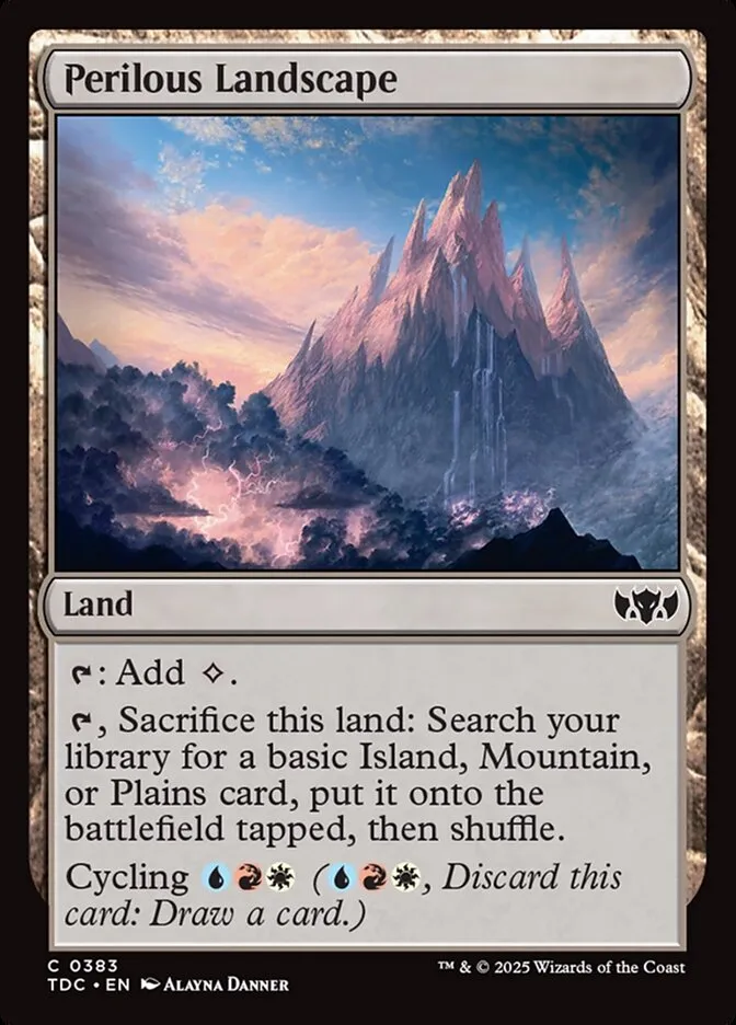 Perilous Landscape Front Face