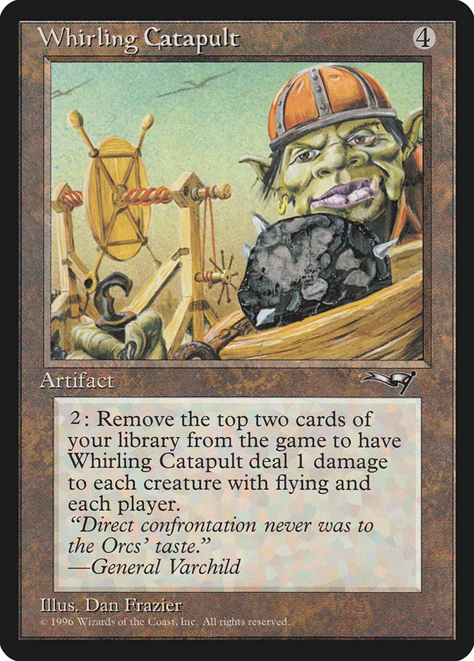 Whirling Catapult Front Face