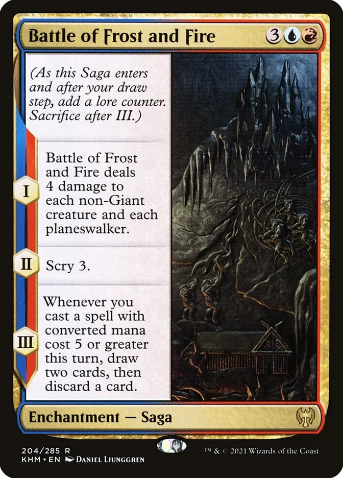 Battle of Frost and Fire Front Face