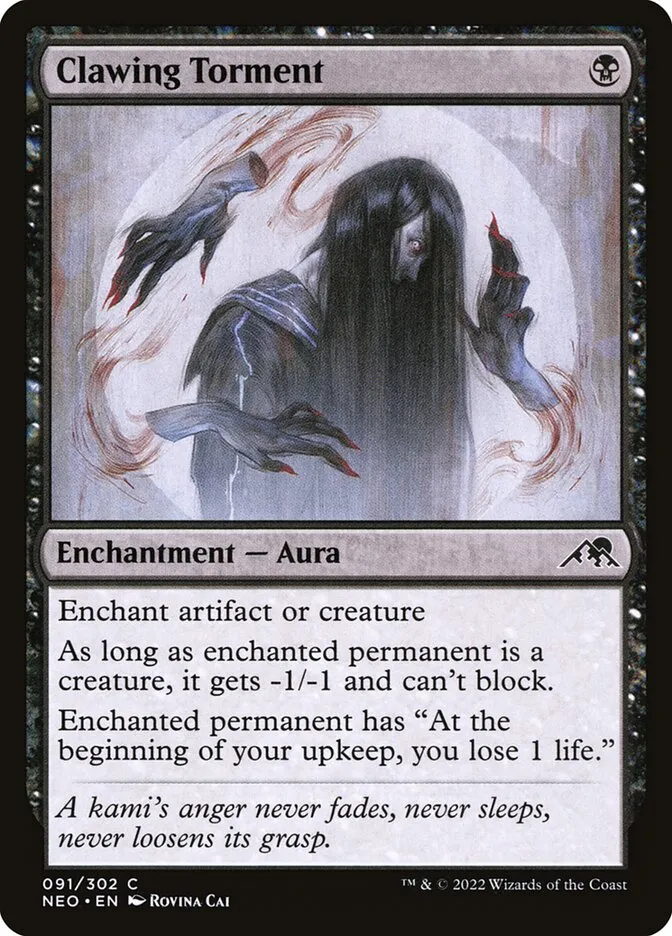 Clawing Torment Front Face
