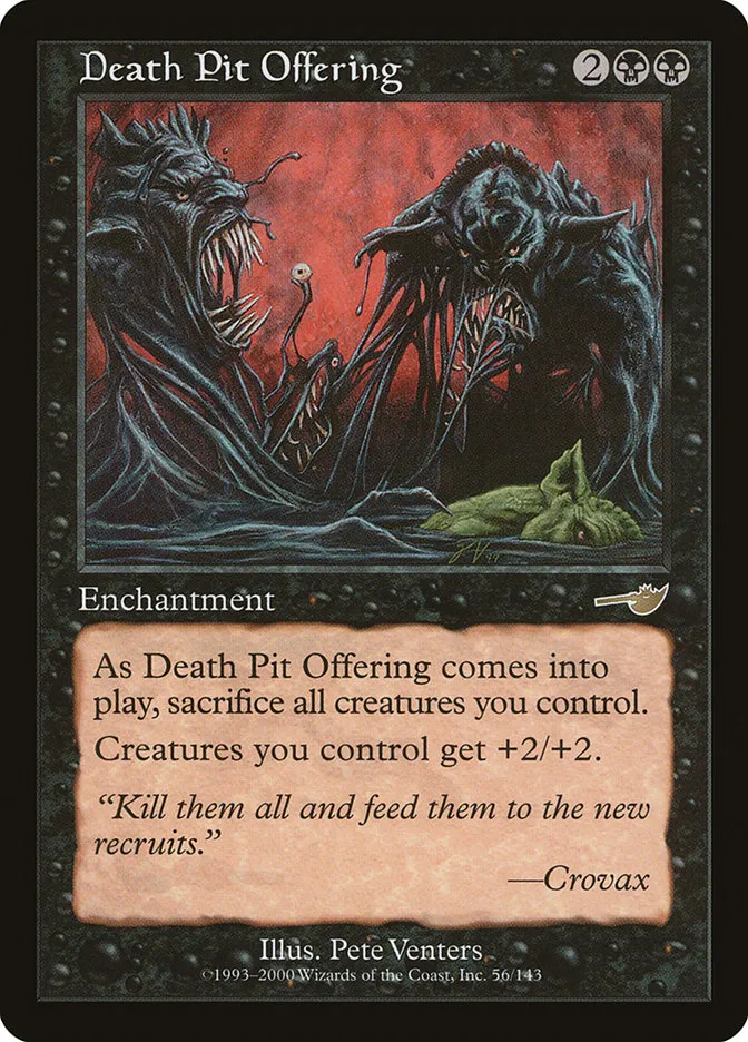 Death Pit Offering Front Face