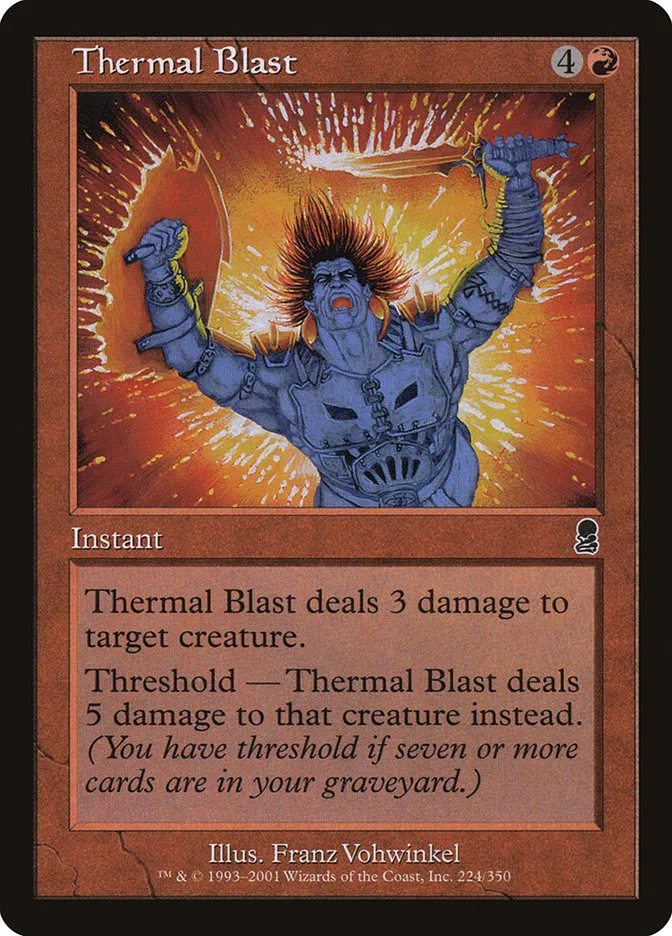 Thermal Blast Front Face