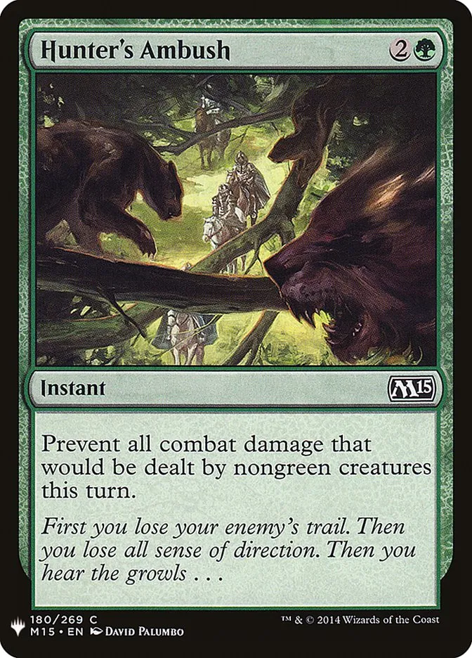 Hunter's Ambush Front Face