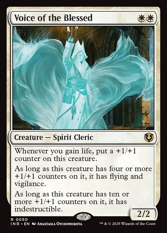 Voice of the Blessed Front Face