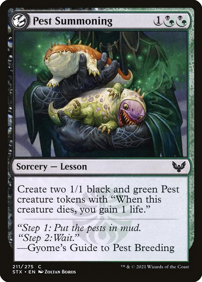 Pest Summoning Front Face