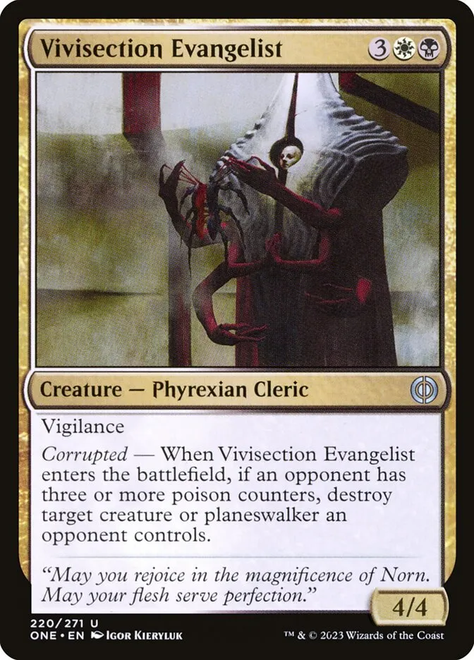 Vivisection Evangelist Front Face