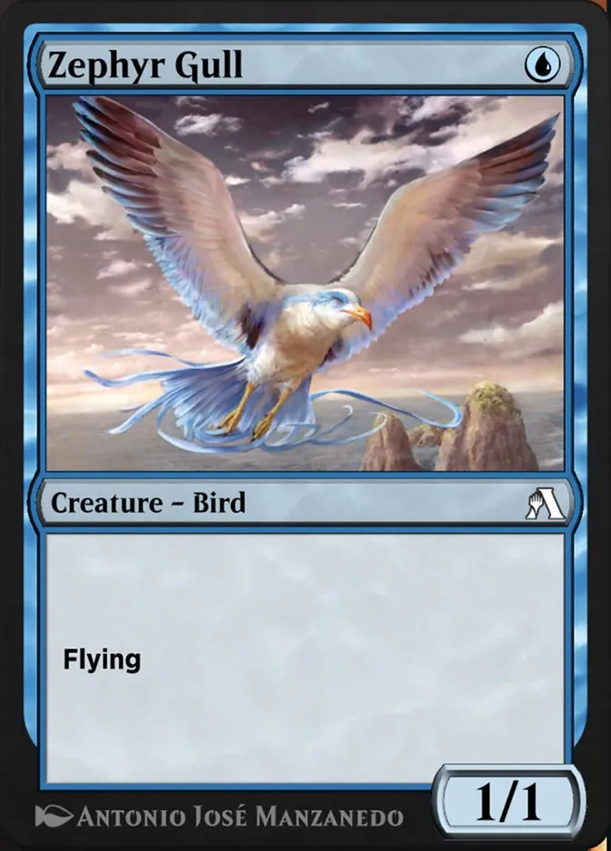 Zephyr Gull Front Face