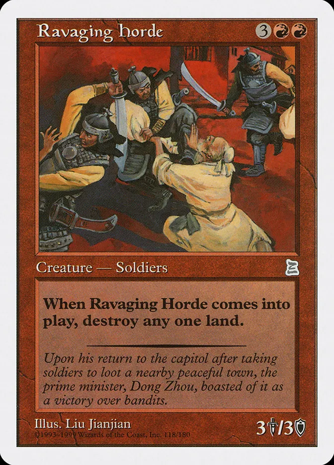 Ravaging Horde Front Face
