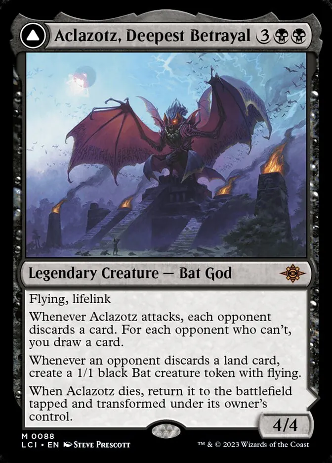Aclazotz, Deepest Betrayal // Temple of the Dead Front Face