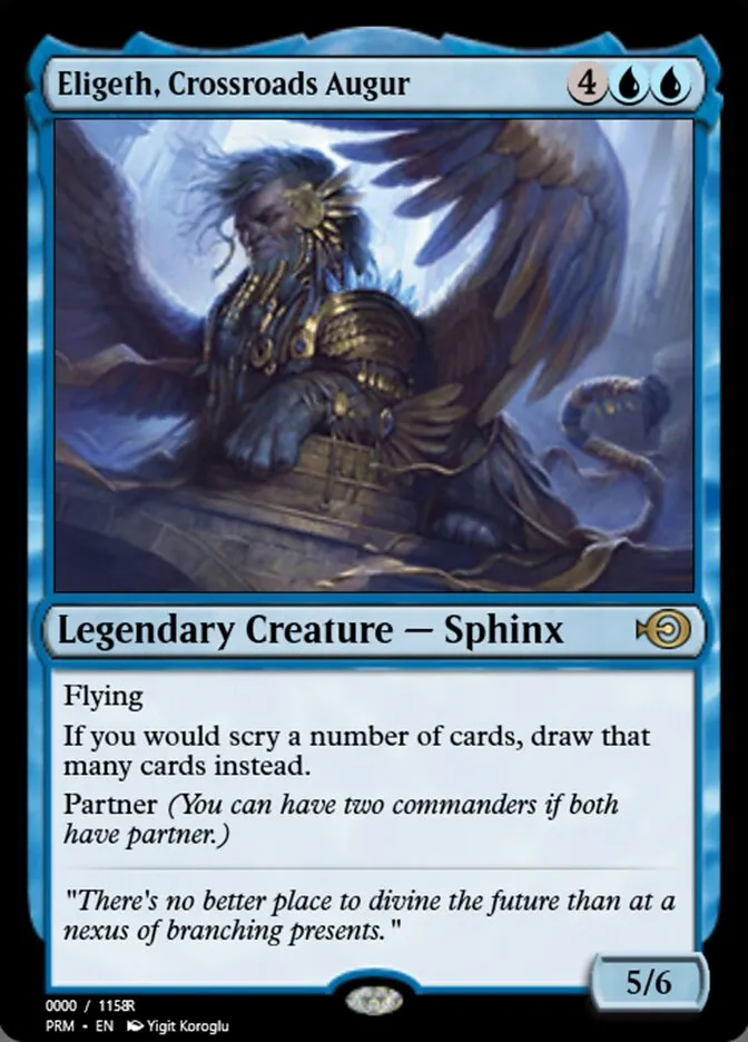 Eligeth, Crossroads Augur Front Face