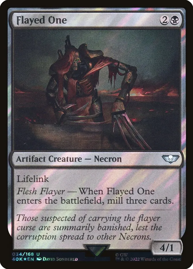 Flayed One Front Face