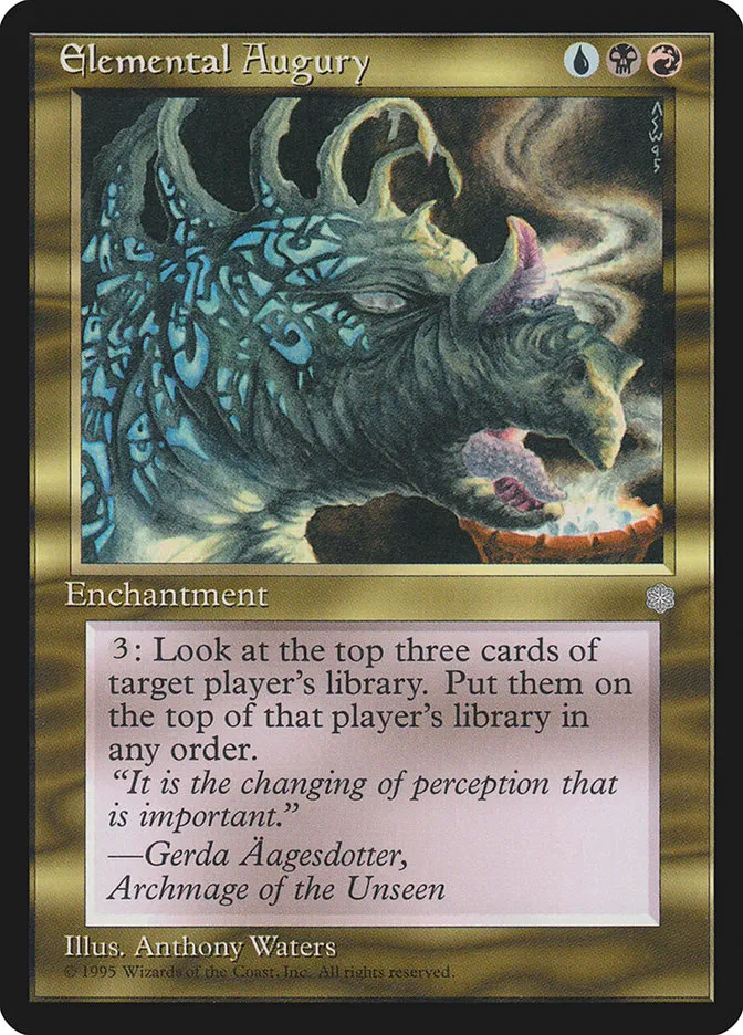Elemental Augury Front Face