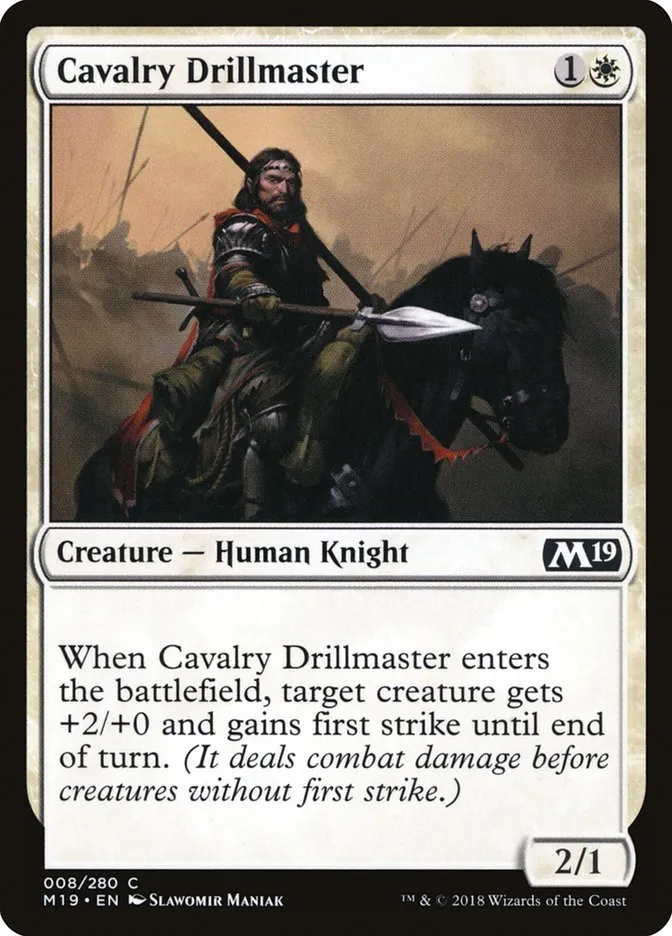 Cavalry Drillmaster Front Face