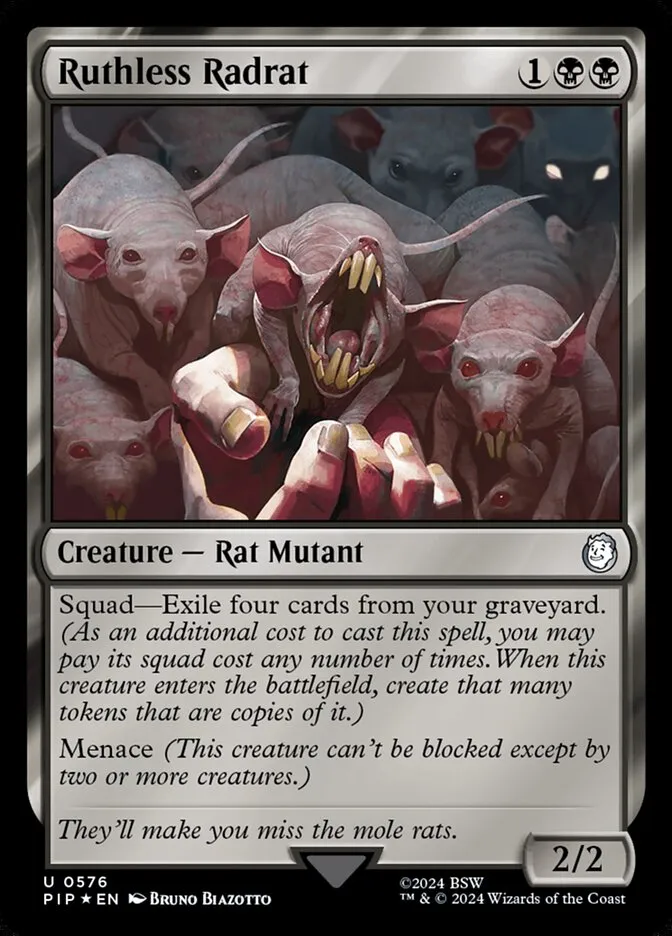 Ruthless Radrat Front Face