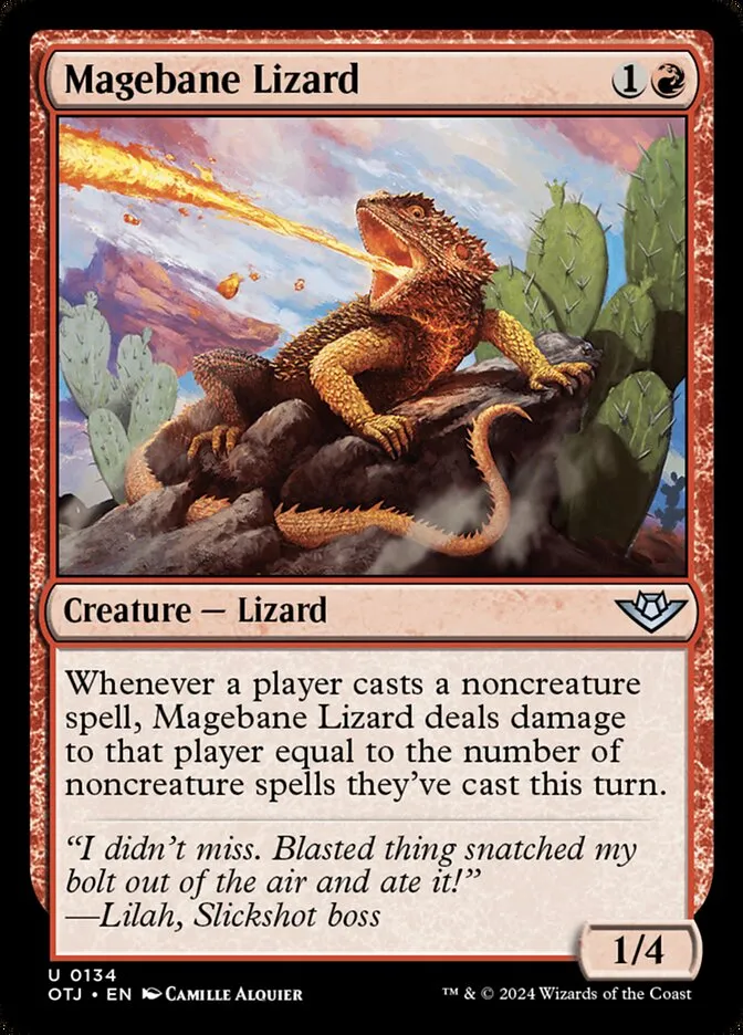 Magebane Lizard Front Face