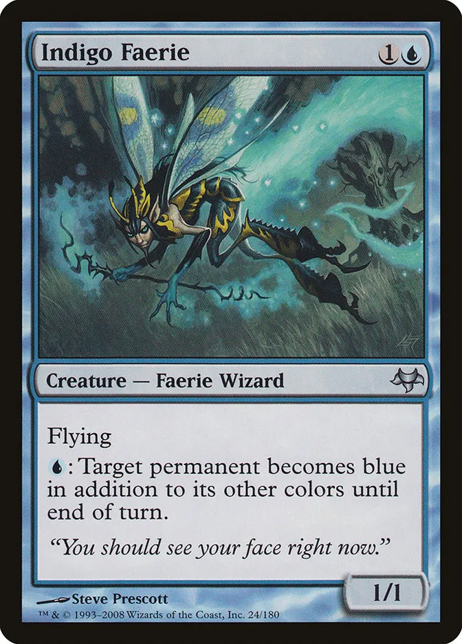 Indigo Faerie Front Face