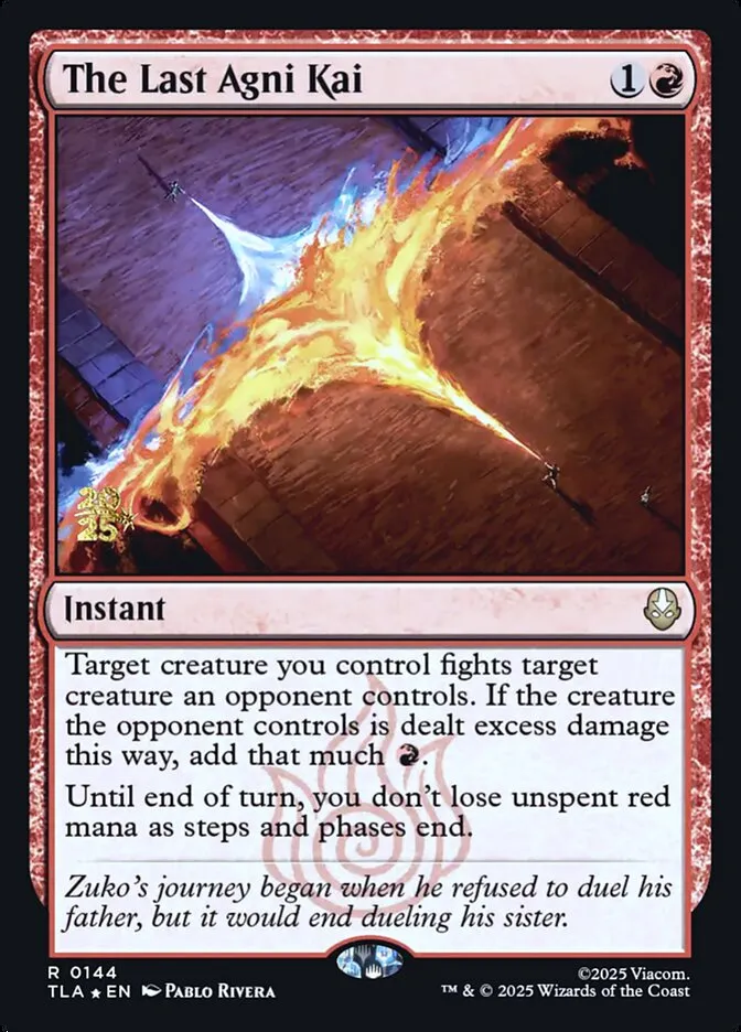 The Last Agni Kai Front Face