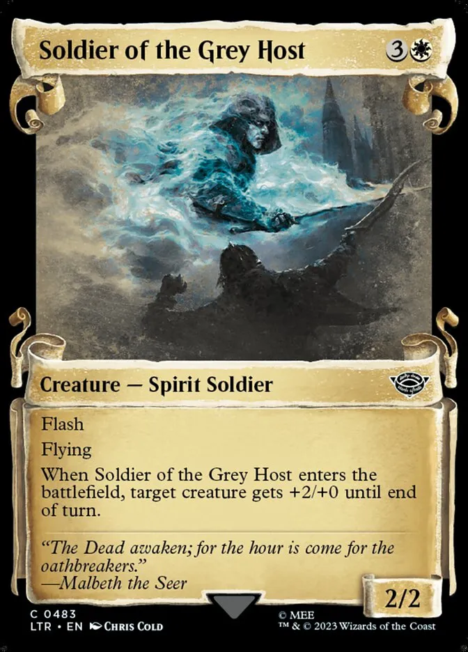 Soldier of the Grey Host Front Face
