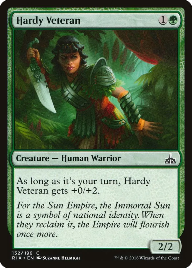 Hardy Veteran Front Face